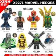 X0271 MARVEL'S HEROES MINIFIGURE SCREAM THE-LEADER MISTER FANTASTIC XH1370 1371 1372 1373 1374 1375 