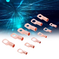 supergoodsales 170Pcs Copper Battery Cable Ends 12 Sizes Tubular Ring SC Terminals AWG4 AWG6 AWG8 AW