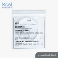 Kool Silicone O-Rings - Fit Kool 32oz/946ml, 40oz/1182ml Spout Lid *