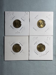 香港1978年五仙 4枚