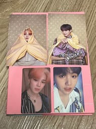 BTS 防彈少年團 persona map of the soul 專輯 小卡 postcard Jimin suga