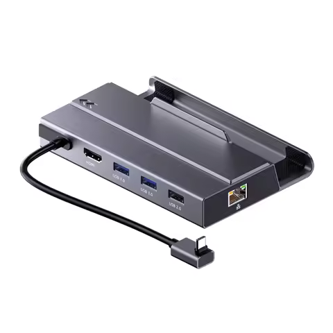 7 in 1 Hub Docking Station M.2 Steam SSD Dock HD Deck Hard Drive Enclosure for Ayaneo Accessories Js
