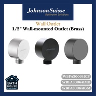 Johnson Suisse Wall Mounted Outlet (Brass) WBFA300641CP