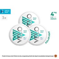 VELO Kantong Nikotin Bundle Triple Pack Polar Mint 4mg Can - 3pcs