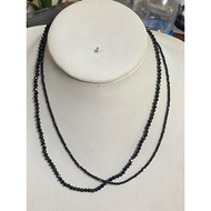 NATURAL SPI NEL STONE NECKLACE ms CD4 925 silver buckle