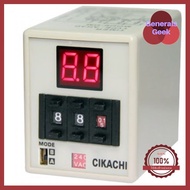 ไทม์เมอร์ CIKACHI AH3D-DM Timer ไทม์เมอร์ CIKACHI AH3D-DM 220V 24VDC 380V มาแรง Generals Geek