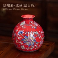 Bình Hoa Mini Sứ Tráng Men Màu Bộ Trà Đồ Trang Trí Gốm Thủy Canh Chậu Hoa Đồ Trang Trí Gia Đình