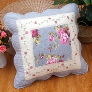 Sofa backrest pillowcase, cotton pillowcase, vintage quilt style size 48x48cm Pillow Case Cushion Co