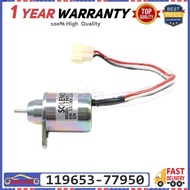 Car 119653-77950 Fuel Stop Solenoid For 3TNE84 3TNE88 4TNE84 3TNV70 3TNV76 4TNV84 11965377950 17594-