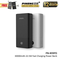 Pineng PN-899PD 30000mAh Powerbank 22.5W Fast Charging Power Bank Pineng PN899 Portable Original Pin
