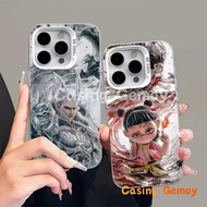 HP Ao Guang, Ne Zha, Premium Matte Hard Box, Compatible for SAMSUNG Phone Case, A25 A05 A05S A15 S24