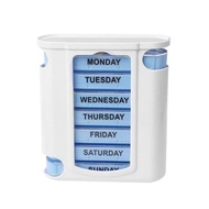 7 Day Week Pill Box Organizer Tablet Holder Medicine Tablet Drug Holder Storage Box Pillbox Case Organizer Container Kit