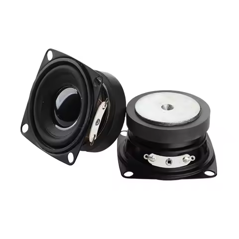 2Pcs/lot 53MM 2 Inch Speaker 4 Ohm 5W Full Range Mini Woofer Speakers DIY Bluetooth Audio Subwoofer 