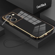 Casing Vivo Y71 Y36 Y78 Y78 5G Y73 4G Simple Candy Color Case Camera Protect Soft Silicone TPU Case