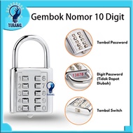 CAB Passwor 8-10 Digit Padlock Password Pin Suitcase Padlock 4 5 Digit Combination Number Padlock Co