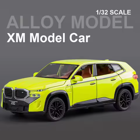 1:32 Scale XM X7 Toys Cars Models Diecast 6 Doors Opened Vehicles with Wheel Pull Back Miniature Car
