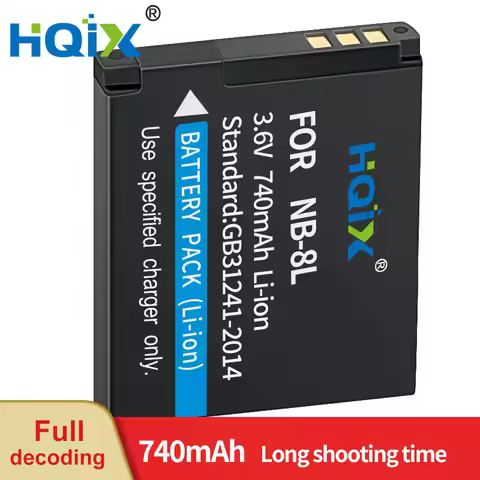 HQIX for Canon A3000 A3100 A2200 A3200 A3001 PC1475 PC1589 PC1474 PC1590 PC1585 Camera NB-8L 8LH Cha