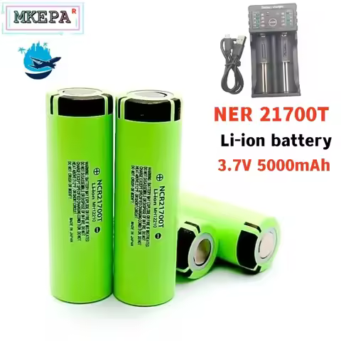 air transport 21700 Battery Rechargeable Battery 3.7V 5000mAh 40A Power Li-ion High Discharge Batter