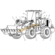 XCMG Loader Parts Front Middle Rear Drive Shaft LW300KV/LW300KN/LW300FM/LW330RU