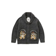 GELATO PIQUE x SUPER MARIO Baby Moco Jacquard Shawl Cardigan Dark Gray Unused