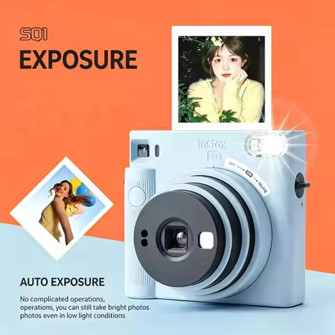 Classic Instax Mini Film Camera Fujifilm Instax SQUARE SQ1 Hybrid Instant Fim Photo Camera Color Ins
