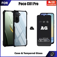 Xiaomi 2-in-1 Case Package poco C81 Pro Softcase Fusion + Anti-Scratch Full Cover
