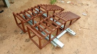 Iron-DIY Car Ramp รองยกล้อยกรถ ก35xส25xย120 ซม. ramp รองยกล้อ บันไดยกรถยนต์ ยกระดับล้อรถยนต์ ตรวจเช็