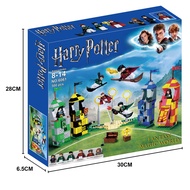 เข้ากันได้กับ LEGO Harry 75954 Potter Building Blocks แบบประกอบ Hogwarts Gate Castle Hedwig ของเล่นท