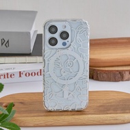 【kate spade】iPhone 15系列MagSafe 手機殼 銀絲炫彩