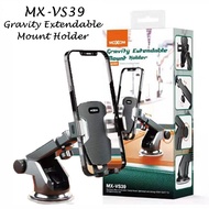 MOXOM MX-VS39 GRAVITY EXTENDABLE CAR MOUNT PHONE HOLDER 360 DEGREE ADJUSTABLE DASHBOARD PHONE HOLDER