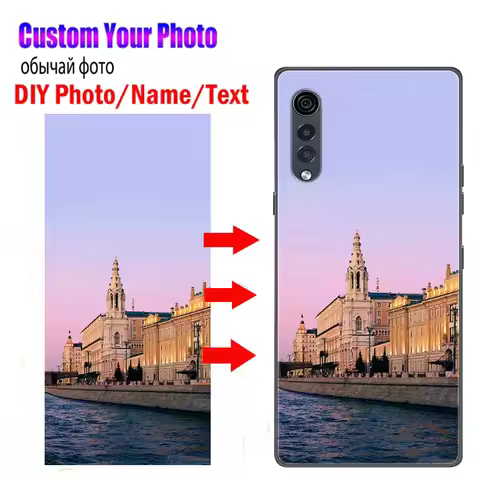Customized DIY Photos Phone Cases For LG Velvet 5G K22 K92 K51S K61 K71 Q70 Q60 Q51 Stylo 6 Silicone