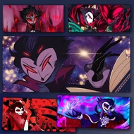 30/60/70/80cm Tv Show Helluva Boss Daddy Stolas The Magic Book Locking Edge Rubber Mouse Pad For Key