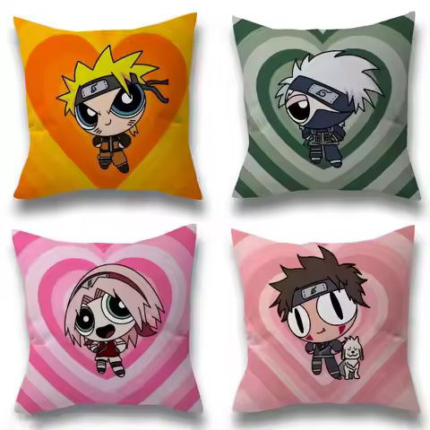 Naruto Anime CARTOON Pillow Gifts Home Office Furnishings Bedroom Sofa Car Cushion Cover case 45x45c