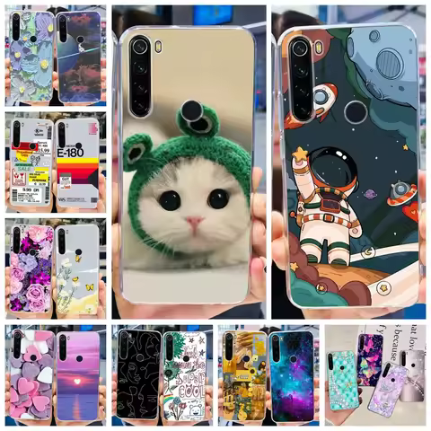 For Xiaomi Redmi Note 8 Case Redmi Note 8T Cases Cute Cartoon Astronaut Shockproof Cover For Xiaomi 