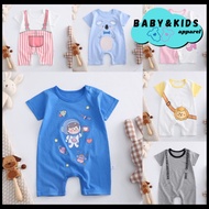 Baju Baby Romper Newborn Jumpsuit Baby Clothing Baby Clothes Lelaki Boy Girl Cotton Short Sleeve Baj