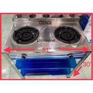 DAWA DAPUR GAS KAKI STAINLESS STEEL standing gas cooker stove TP235