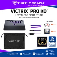 [OFFICIAL FIGHT STICK FOR PLAYSTATION] Turtle Beach Victrix Pro KO Leverless Fight Stick for PC, Pla