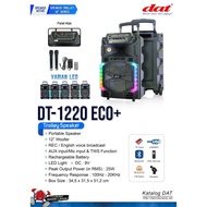 New Speaker Portable Wireless Bluetooth Dat 12 Inch + 2 Mic 1220