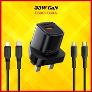 【1YrWarranty】Mcdodo Fast Charger GaN 33W 47W 65W 100W 120W GaN Quick Charge 4.0 USB C PD Portable Ch