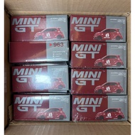 MINIGT No. 963 Abas Abas LBWK ABARTH 595 Red Brand New Unopened Protective Cases 64 Scale Alloy Car 
