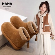 kids shoes Kids Fleece Boots  Girls' Cotton Boots Winter2026New Boys' Boots kids Snow Boots Fleece-L