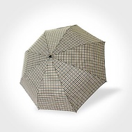 雙龍英國風央帶格紋易開收折傘秒收傘超撥水雨傘(米蘭格)