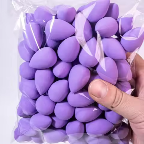 3/20/60Pcs Portable Reusable Water Drop Shape Mini Blender Sponge Beauty Cosmetic Foundation Cosmeti