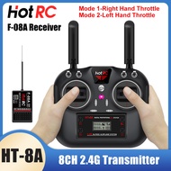 HotRC HT-8A RC TransmitterA with F-08A Receiver Ideal for RC Drone Remote Controller,HT-10A RC Trans