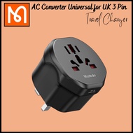 Mcdodo Mobile Travel Charger 2500W 8 Sockets (US, EU, AU UK, CNX2) AC Converter Universal Multi Trav
