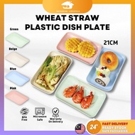 DAYDREAM Wheat Straw Plate Set Pinggan Mangkuk Pinggan Plastik Ikea Plastic Plate Set Pinggan Plasti