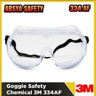 3m 334 AF ANTI FOG SAFETY CHEMICAL SPLASH GOGGLES