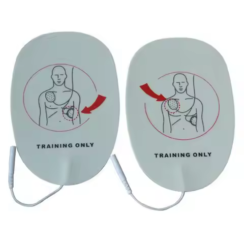 Health Care 5 Pairs AED Training Machine Adult Electronic Patches AED Sticky Pads For First Aid Surv