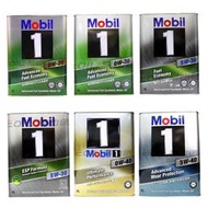 【易油網】MOBIL 0W20/0W30/0W40/5W30/5W40 合成機油 日本鐵罐 4L