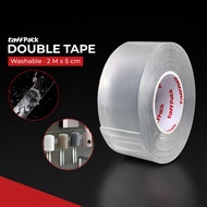 TaffPACK Double Tape Acrylic Nano Washable Adhesive 2M - TV030 Rich Store
